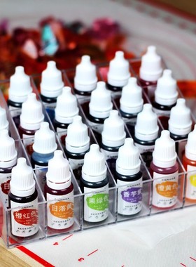 12 Colors 10ML Macaron Ice Cream Cake Food Coloring Ingredie