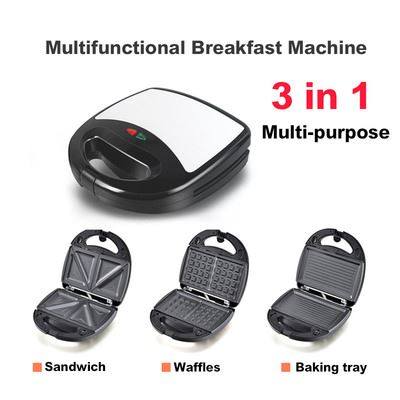 3 in 1 Sandwich Maker Waffle Machine Panini Toaster 面包机