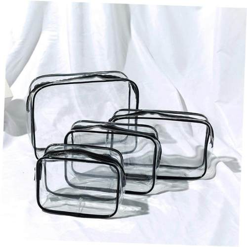 PU Travel Storage Bag Cosmetic Makeup Washbag Clear Handbag