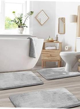 Floor Mat Door Mat Bathroom Carpet Toilet Seat Cover浴室地垫