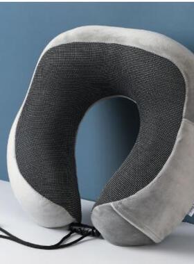Travel aircraft neck pillow U-shaped magnetic cloth neck pil