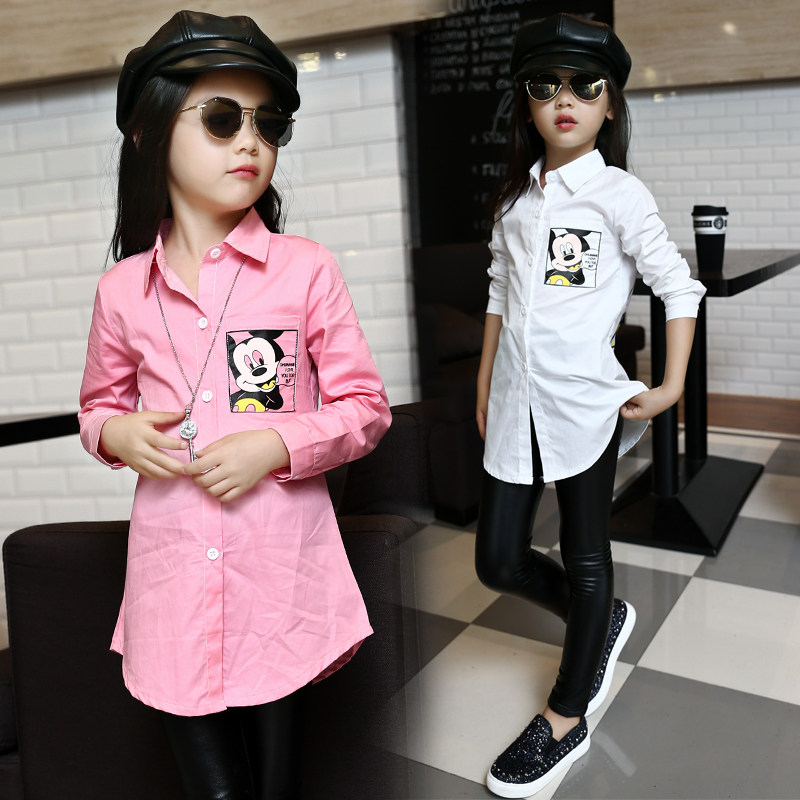 Chemise fille à manche longue - Ref 2087976 Image 1