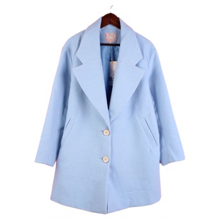 孕妇装 清仓翻领长袖 104SYMM033女秋冬季 肥大宽松大衣外套 徐08