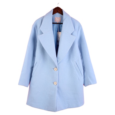 【徐08】104SYMM033女秋冬季清仓翻领长袖孕妇装肥大宽松大衣外套