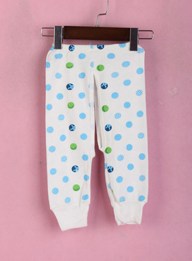 【徐11】 73031瑕疵库存婴儿宝宝印花纯棉透气婴儿开档裤长裤