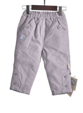 【徐】139350英系列YS库存上新秋冬女童松紧腰绒面夹棉休闲裤