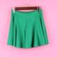 绿色敞摆百搭短裙 休闲半身裙时尚 徐07 90111专柜折扣女夏季