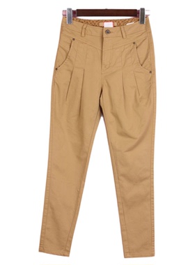 【徐08】坚系列80JCWD069女上新春秋修身中腰棉微弹小脚显瘦裤子