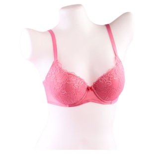 【徐10】黛系列94DAF021剪标女式夏有钢圈双排扣粉红文胸内衣C70