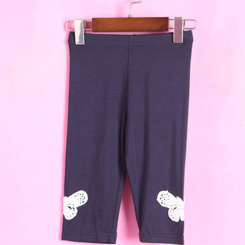 【徐08】太系列MP128833上新春秋季女童裤松紧腰藏青打底长裤