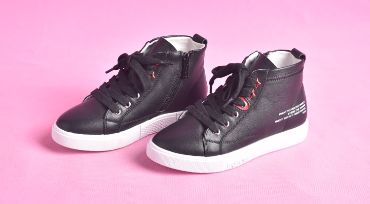 【徐07】A系列152AB*324春秋中大女童板鞋中帮舒适皮鞋