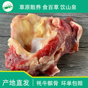 【溜达羊】牦牛膝盖骨 牛窝骨新鲜带肉筋头巴脑牛筋新鲜髌骨蹄筋