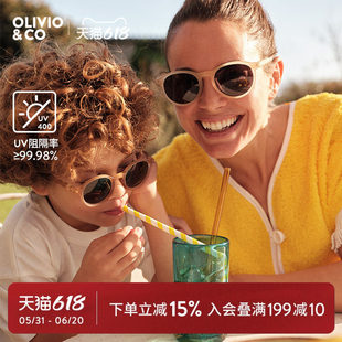 OLIVIOCO亲子太阳镜宝宝墨镜男童女童偏光太阳镜护眼防晒防紫外线