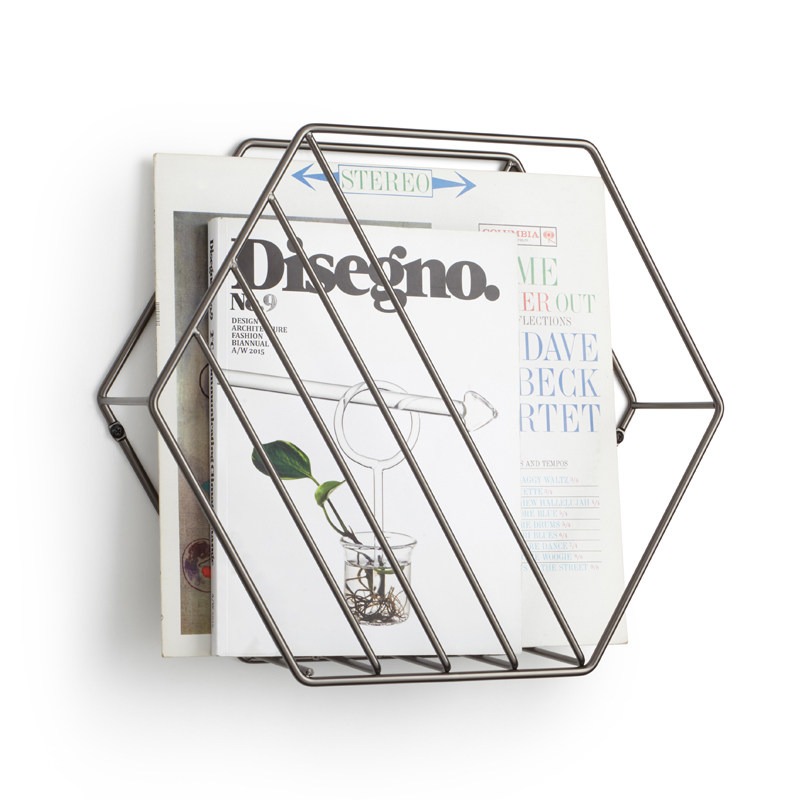 北欧墙面ins置物架简约书报架客厅报刊架杂志架壁挂报纸收纳架子