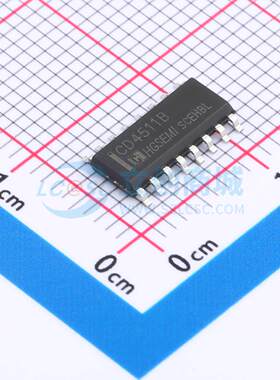 拍1发5 CD4511BM/TR SOP-16 讯号开关/编解码器/多路复用器 HGSEM