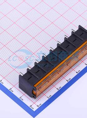 栅栏式接线端子 DBT50G-7.62-8P-BK-P 插件,P=7.62mm 8P带盖板