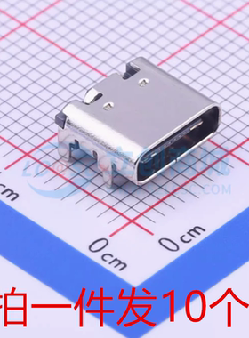 全新 U262-161N-4BVC11 3.1TYPE-C连接器 母座16P四脚插板 USB