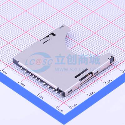 SD卡连接器-106M自弹式