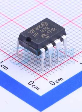 单晶片(MCU/MPU/SOC) PIC12F615-I/P DIP-8 原装正品