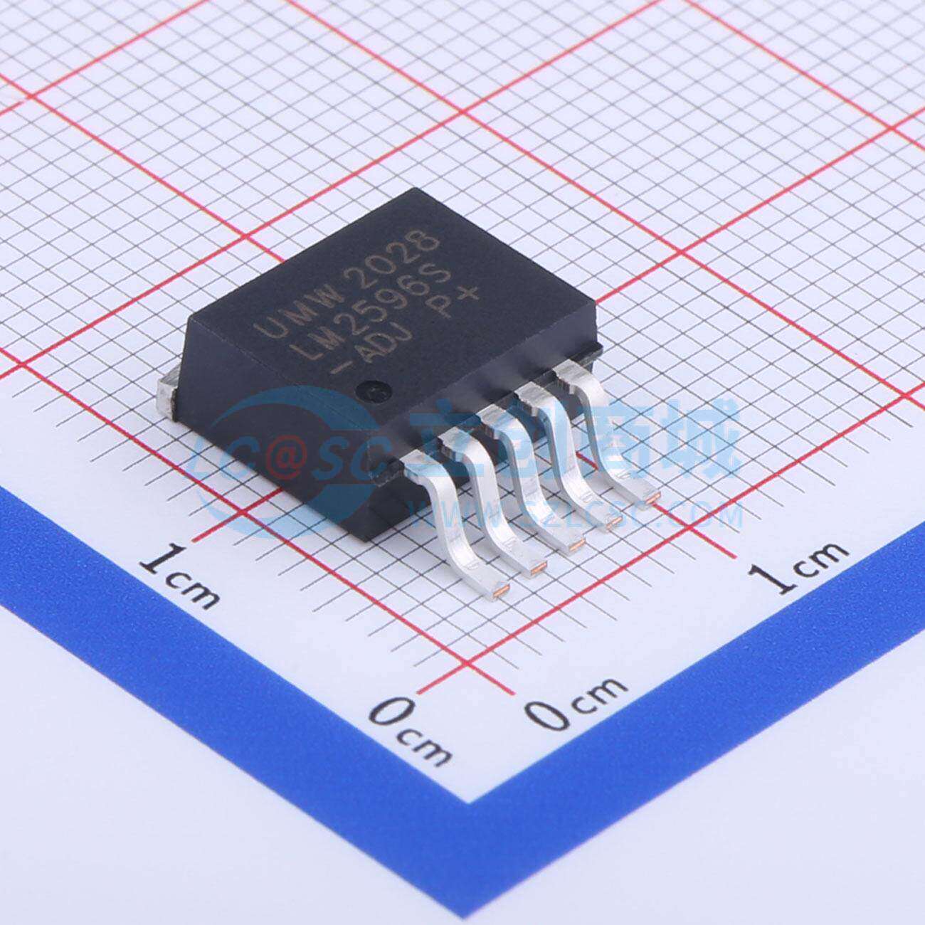 DC-DC电源芯片 LM2596S-ADJ 贴片TO-263-5 全新 降压可调1.2V~37V
