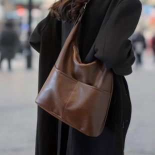 旅人篇章托特包包女2025新款大容量子母包高级感松弛感单肩斜挎包