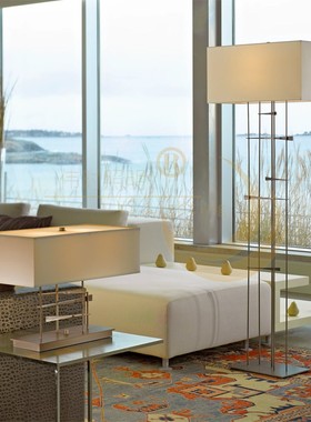 Cavaletti Table Lamp法式极简布艺书房客厅台灯中古风美式落地灯