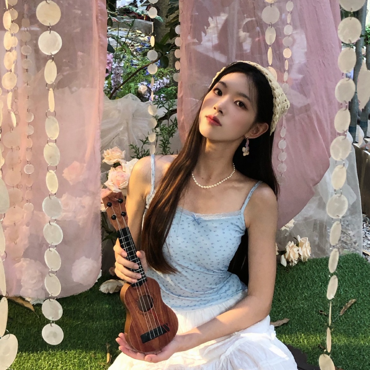 纯欲性感辣妹蕾丝吊带背心