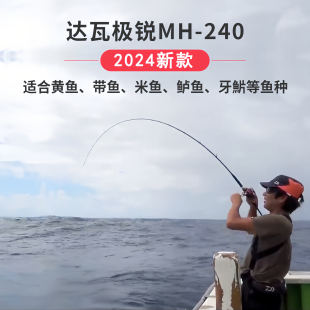 极锐MH240黄鱼竿超轻近海船钓竿带鱼竿船竿 达瓦DAIWA达亿瓦24新款