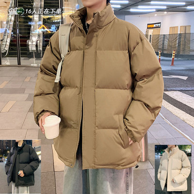 冬季加厚保暖宽松面包服青少年棉