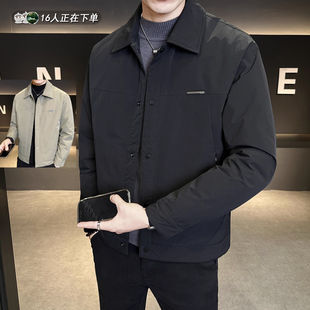 2025冬季新款轻薄羽绒服外套男款痞帅潮流短款高级感行政夹克保暖