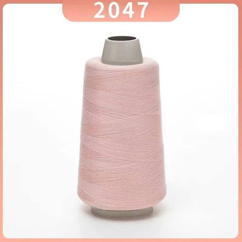 水粉色缝纫细线家用402涤纶老式缝纫机线手工粉色缝衣平车线大卷