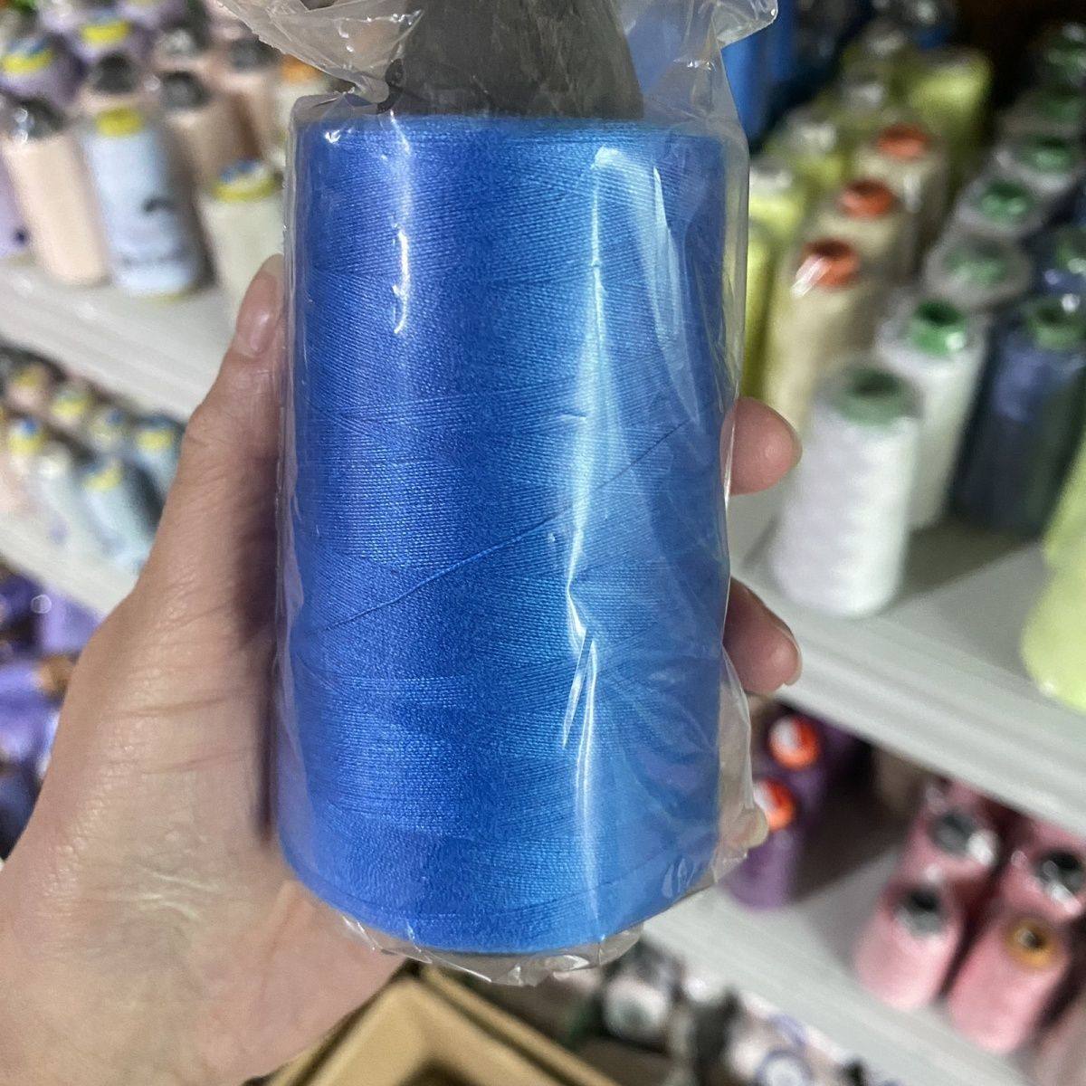 湖蓝色缝纫细线家用402涤纶老式缝纫机手工缝衣平车线大卷,居家布艺,线,淘宝优惠券,粉丝福利购,淘宝优惠卷