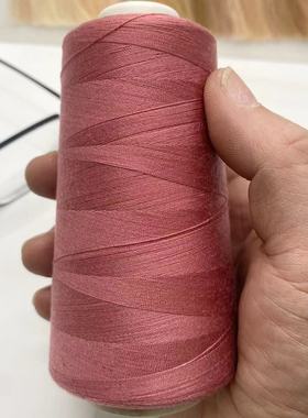 豆沙色402宝塔线细线家用老式缝纫机线手工缝纫涤纶缝衣线针线