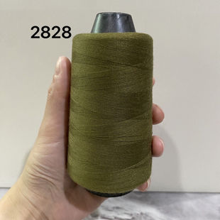 深草绿色缝纫细线家用402涤纶老式 缝纫机手工缝衣平车线大卷