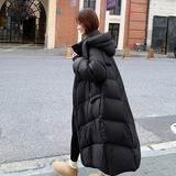 现货新品亲肤面料长款90羽绒服L27P450K680实物比图片好看，女装羽绒服，艾青服饰