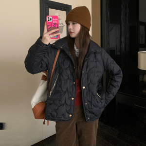 现货羽绒服标50绒纯色长袖外套22805P200控288