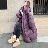 现货新品亲肤面料长款90羽绒服L27P450K680实物比图片好看，女装羽绒服，艾青服饰