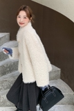 冬季新款现货皮毛一体外套1536656P185K258，女装短外套，艾青服饰