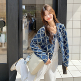 盐系气质减龄流苏格纹牛仔外套女2025春秋新款韩版小个子短款夹克，女装短外套，艾青服饰