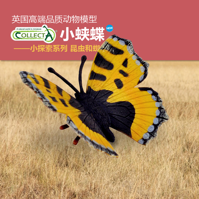 昆虫动物模型Collecta蝴蝶摆件