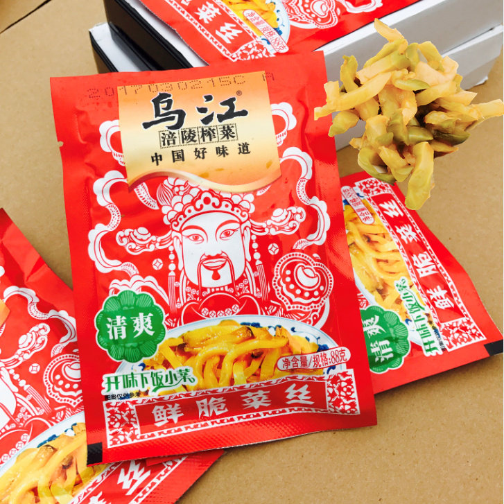 乌江涪陵榨菜70g鲜脆榨菜丝 新包装 无锡网上粮店