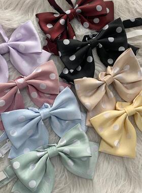 Ruibbit搭配品JK制服波点领结女子蝴蝶结