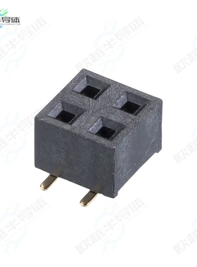 M20-7810245[连接器CONN RCPT 4POS 0.1 GOLD SMD]