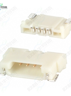 DF14-4P-1.25H(54)[连接器CONN HEADER SMD R/A 4POS 1.25MM]