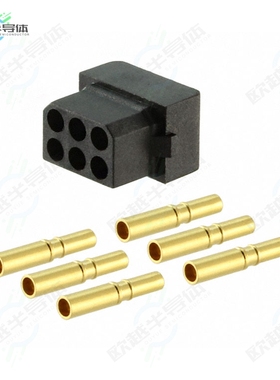 M80-8440645[连接器CONN RCPT 6P CRIMP 24-28AWG GOLD]