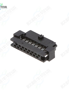 875681643[连接器CONN RCPT 16POS IDC 28AWG GOLD]