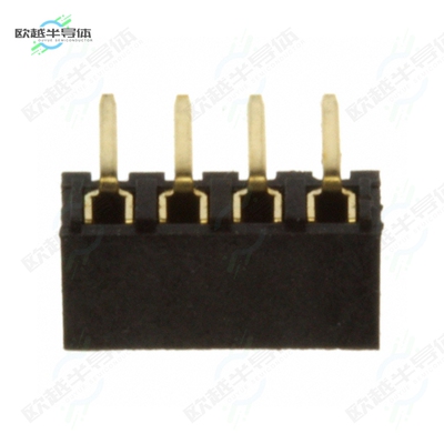 NPPN041FGGN-RC[连接器CONN HDR 4POS 0.079 GOLD PCB R/A]