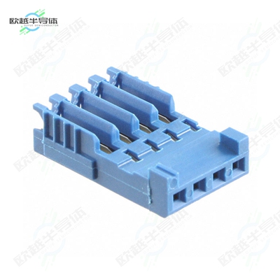 281784-4[连接器CONN PLUG 4POS IDC 24-26AWG GOLD]