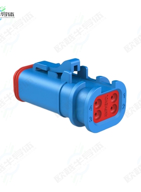 AT06-4S-OMBLU[连接器CONN PLUG HSG 4POS]