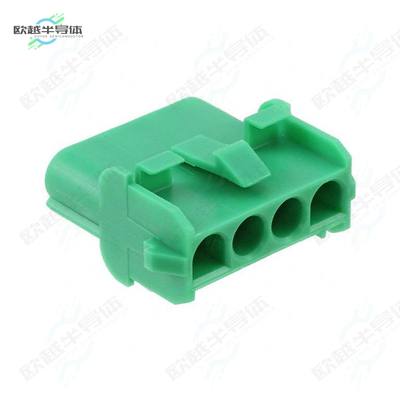 1-480703-5[连接器CONN RCPT HSG 4POS UNIV GREEN]